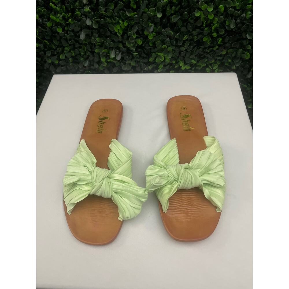 Sheln, Mint Green Slip on Sandal, Women’s Size 9